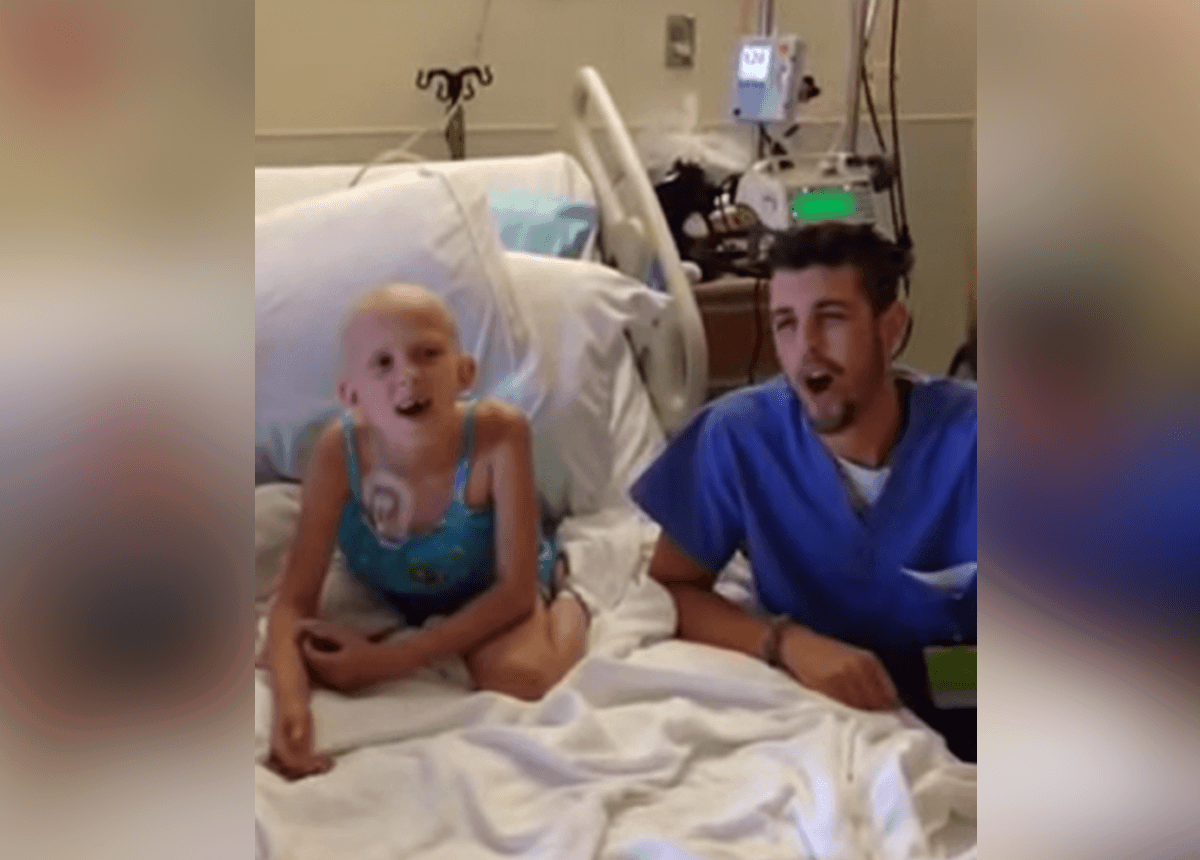 Nurse Duets 'Love Is an Open Door' from 'Frozen' With This Sweet Little Girl