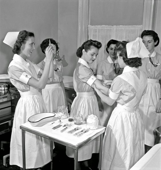 old school nursing shoes