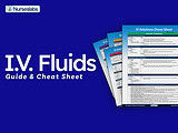 IV Fluids and IV Solutions Guide and Cheat Sheet
