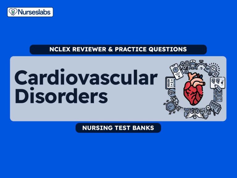 Cardiovascular Disorders Nursing Test Banks for NCLEX RN