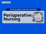 Perioperative nursing practice and review questions for NCLEX exam preparation.